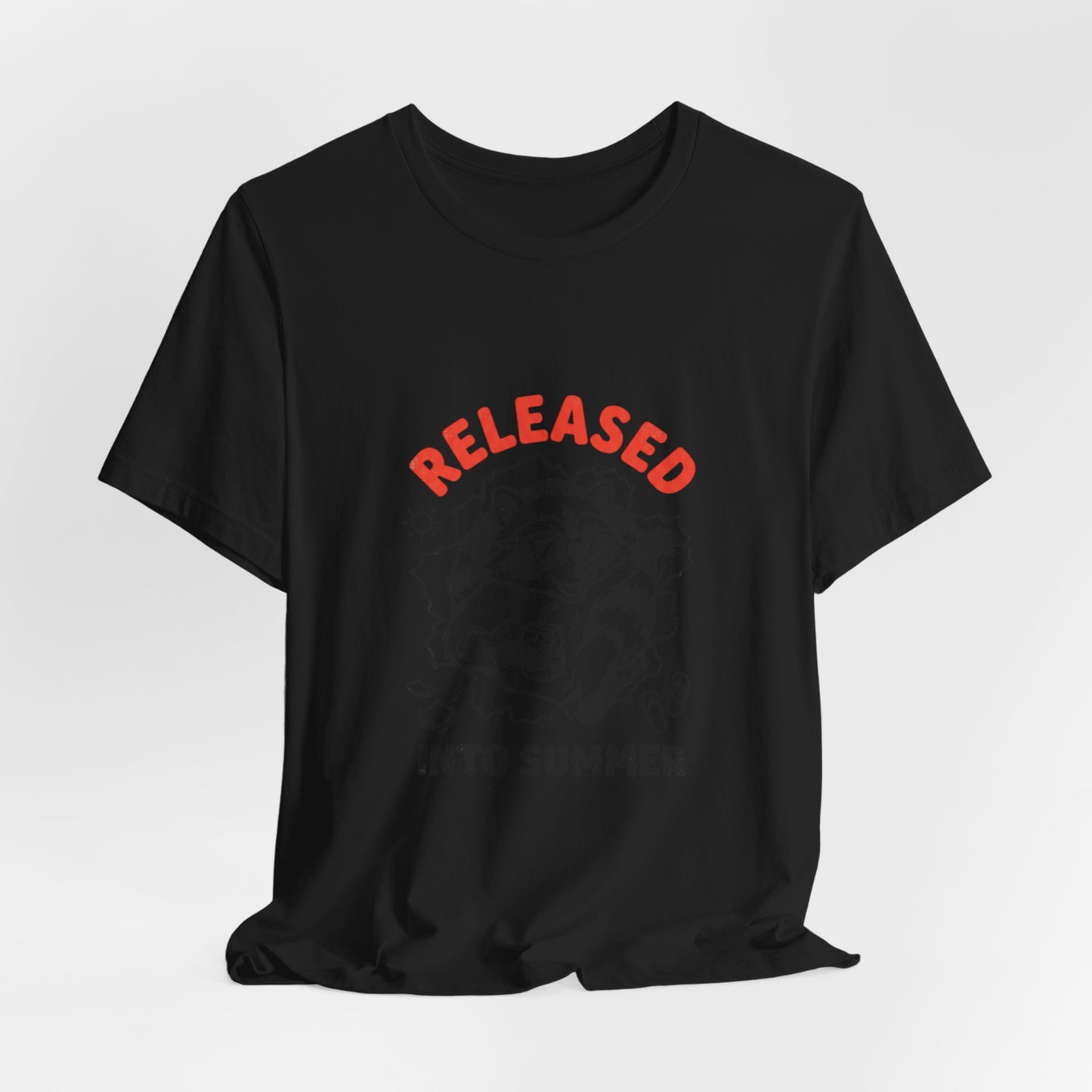 Released Into Summer Raccoon Tee | Teacher Identity, End-of-Year Humor