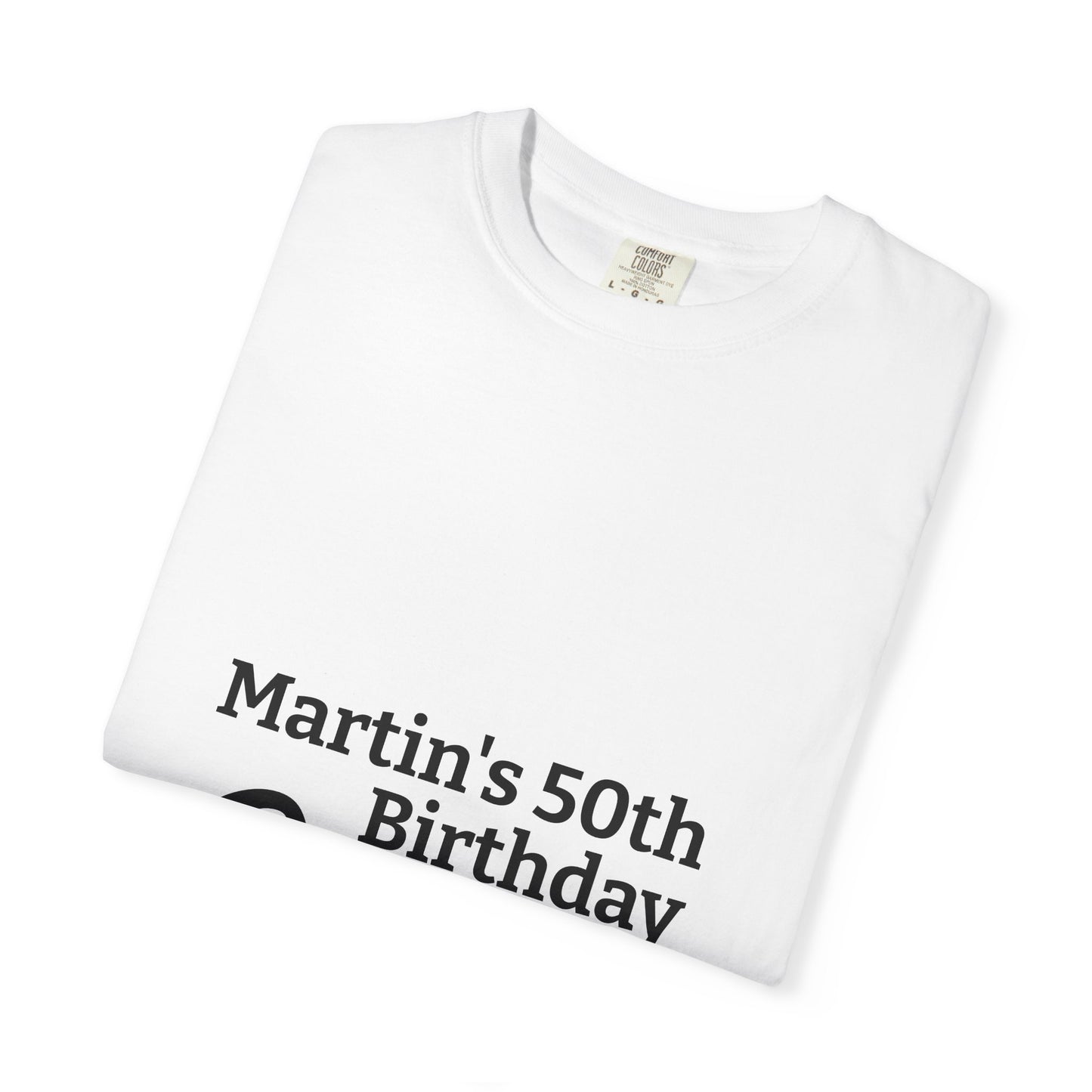 Birthday Crew T-Shirt - "Martin's 50th Birthday Crew" Personalized Party Tee