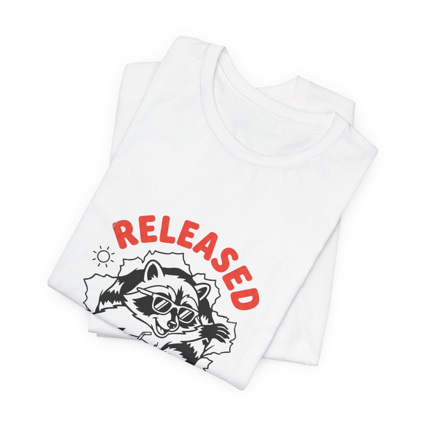 Released Into Summer Raccoon Tee | Teacher Identity, End-of-Year Humor