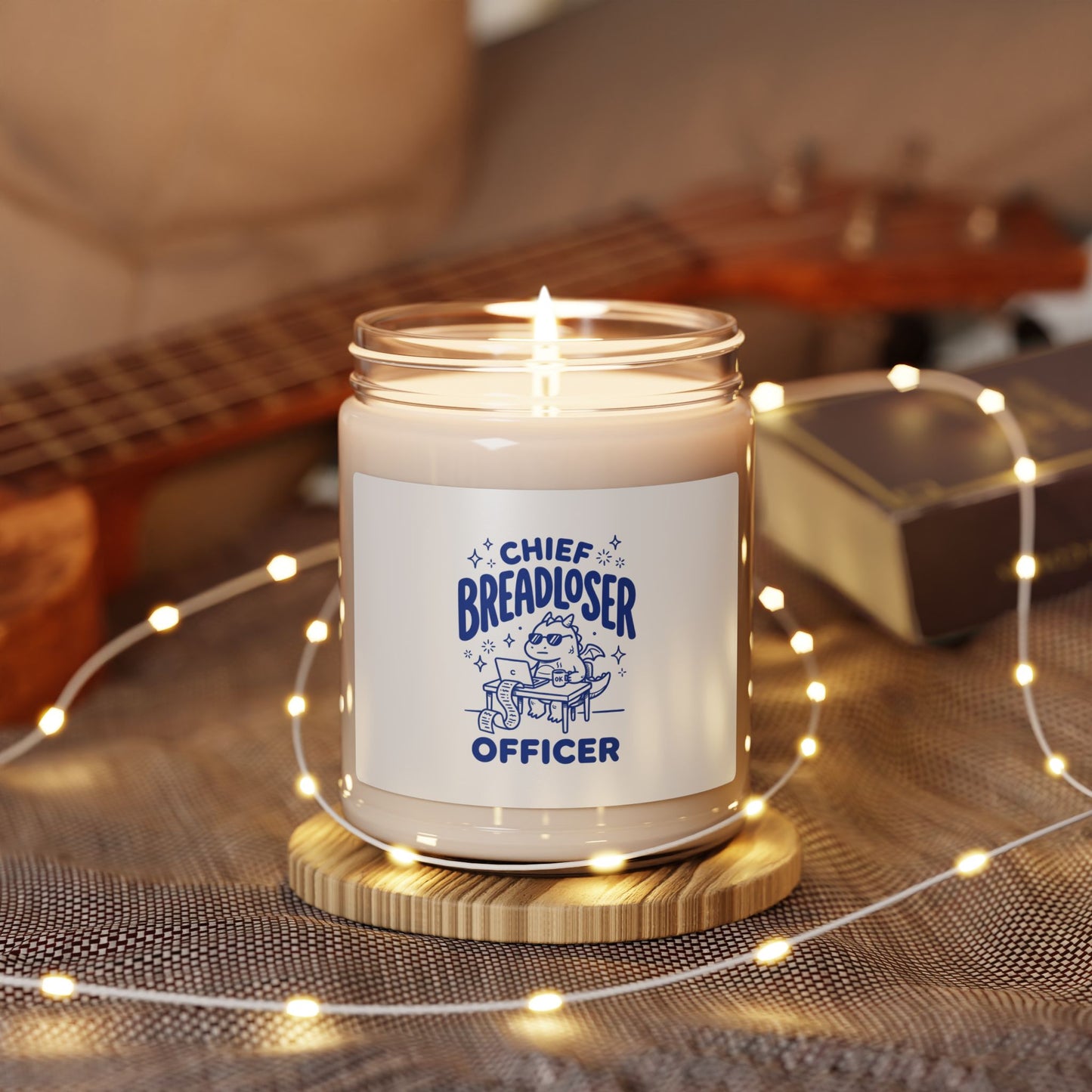 CHIEF BREADLOSER doodle soy candle | Scented 9oz, Breadloser humor