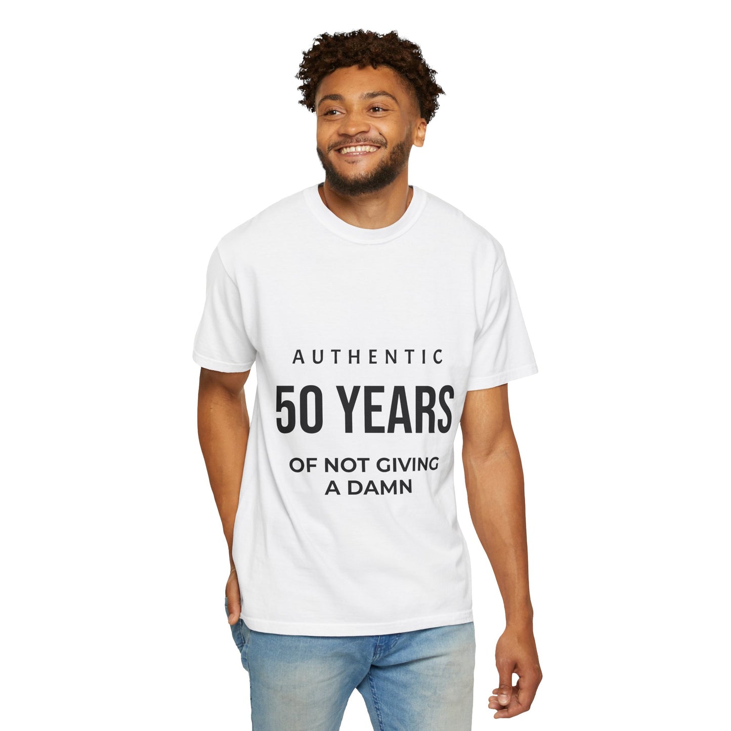 50 Years of Not Giving a Damn T-Shirt — Funny 50th Birthday Tee
