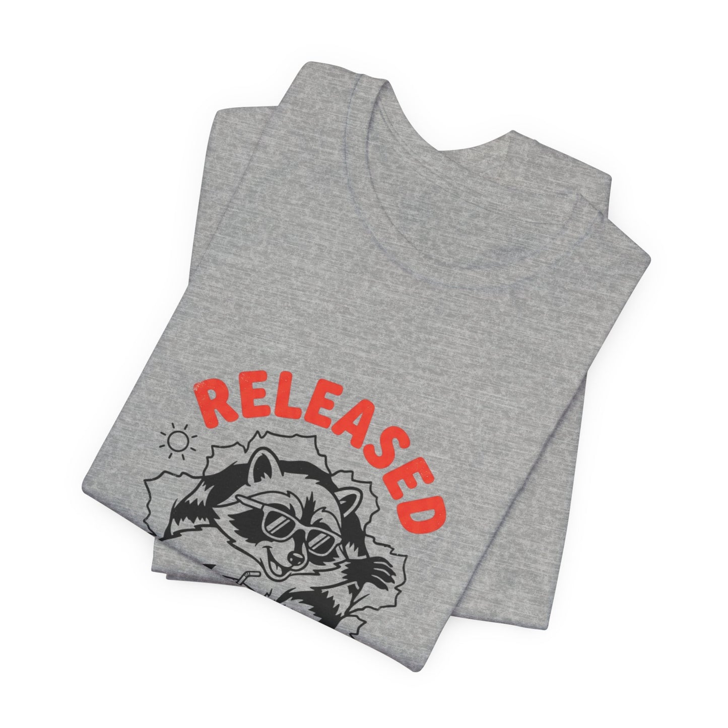 Released Into Summer Raccoon Tee | Teacher Identity, End-of-Year Humor