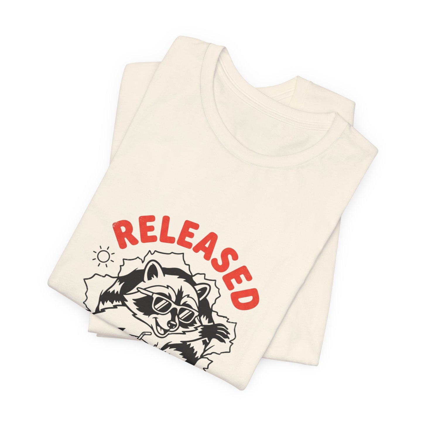 Released Into Summer Raccoon Tee | Teacher Identity, End-of-Year Humor