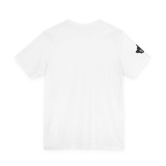 Cat "LOVE" Graphic Tee — Cute Cat Silhouette Shirt