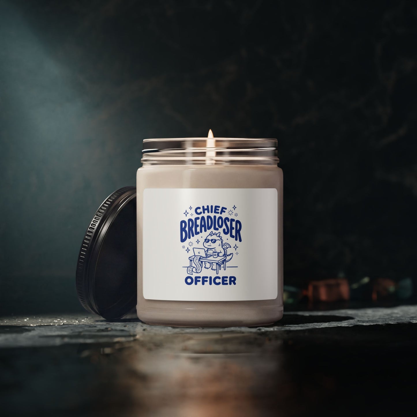CHIEF BREADLOSER doodle soy candle | Scented 9oz, Breadloser humor