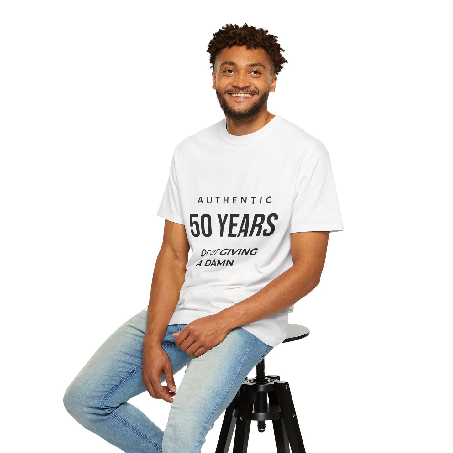 50 Years of Not Giving a Damn T-Shirt — Funny 50th Birthday Tee