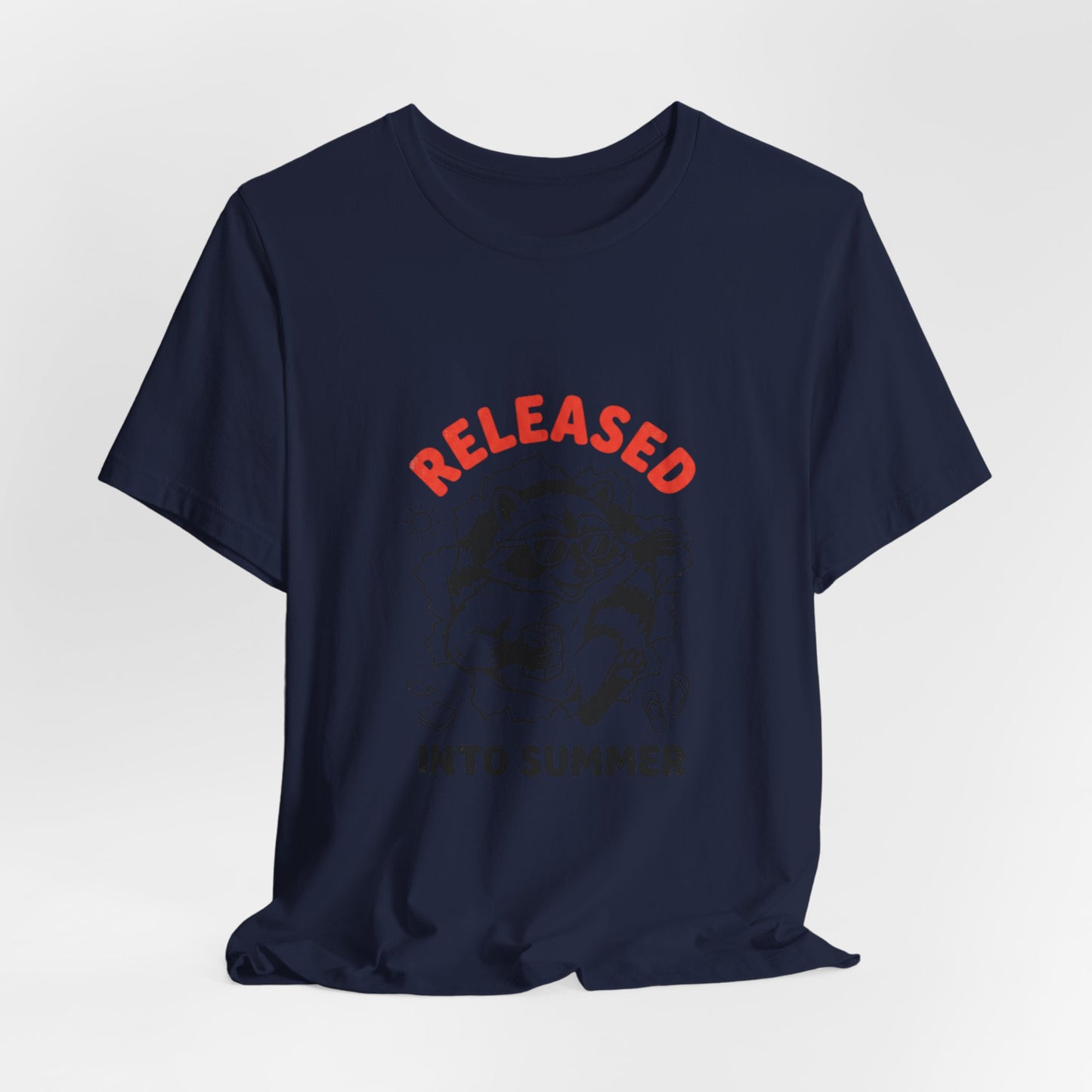 Released Into Summer Raccoon Tee | Teacher Identity, End-of-Year Humor
