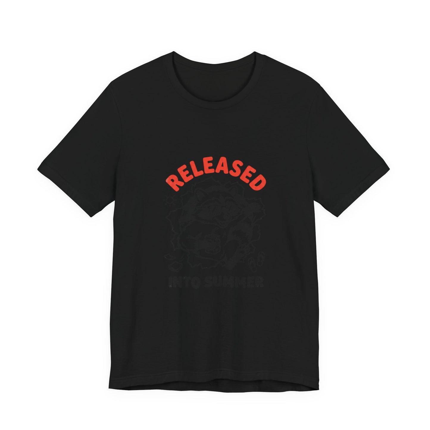 Released Into Summer Raccoon Tee | Teacher Identity, End-of-Year Humor