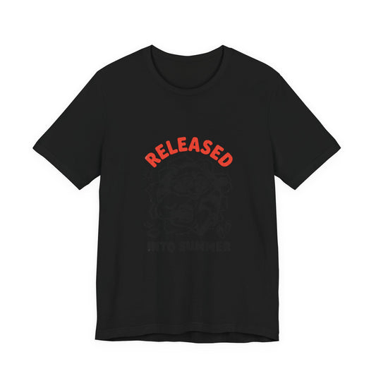 Released Into Summer Raccoon Tee | Teacher Identity, End-of-Year Humor